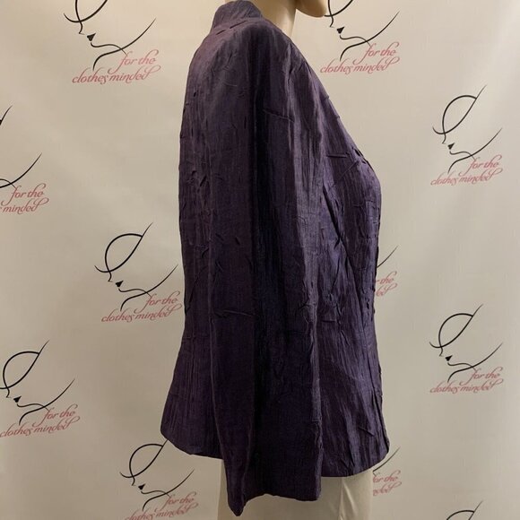 Expo New York. Size 12. Embellished Beaded Dressy Back Zip Jacket Top. B56 - Picture 5 of 10